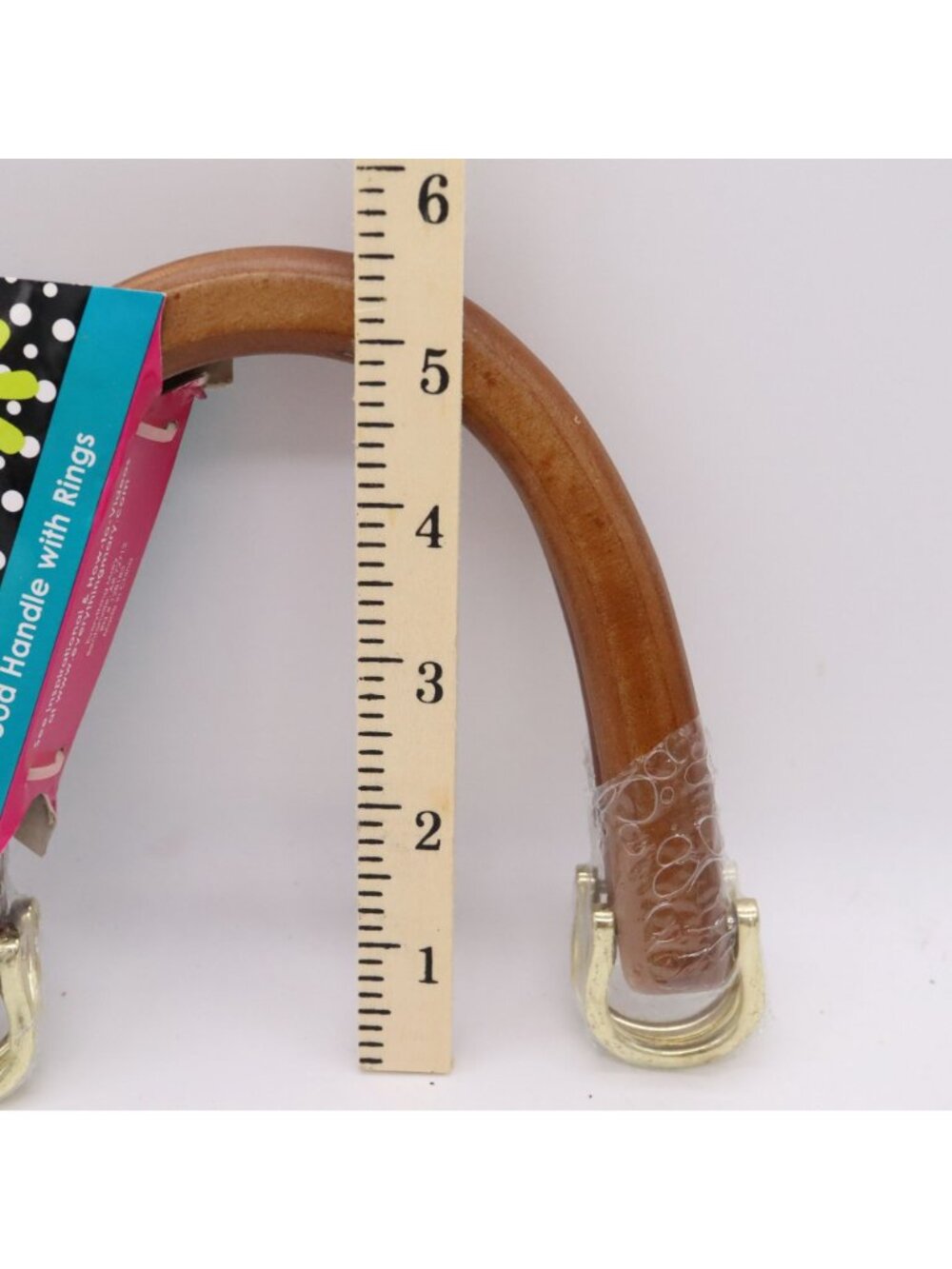 3 New Purse Handles Craft/Sewing Every Mary Wood & Clear Plastic - Darice Silver - Picture 5 of 7